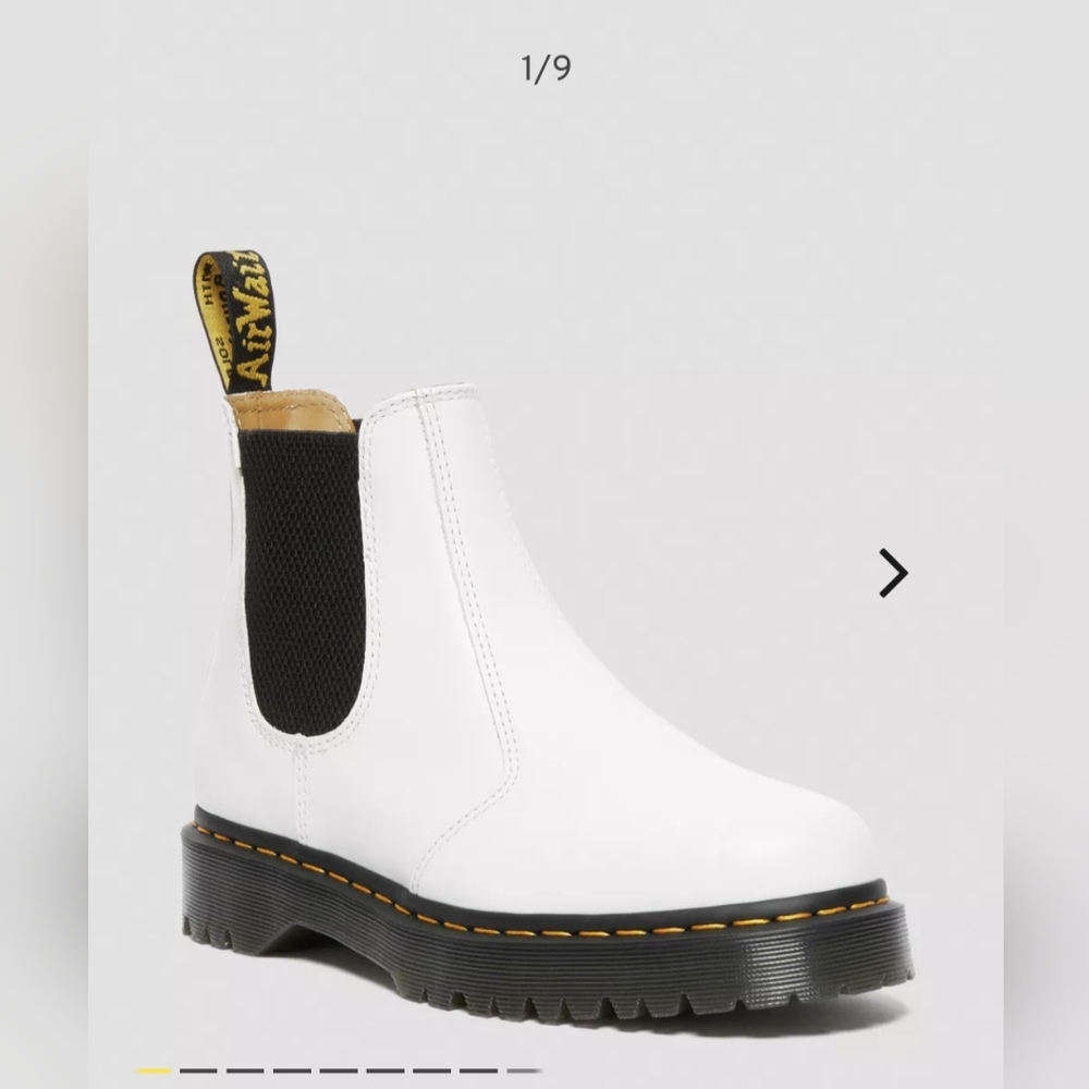 Doc Martens White Chelsea Boots
